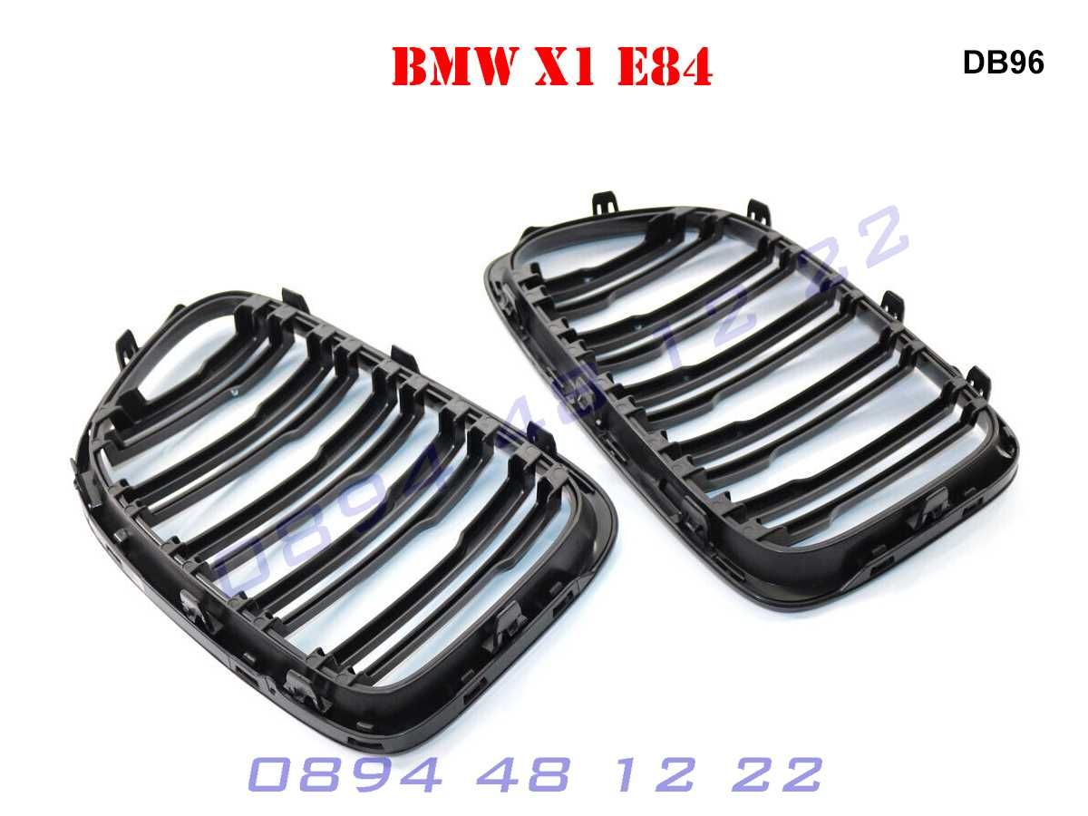 Двойни Черни M Бъбреци тунинг Решетки BMW X1 E84 09-2015 БМВ Х1 Е84