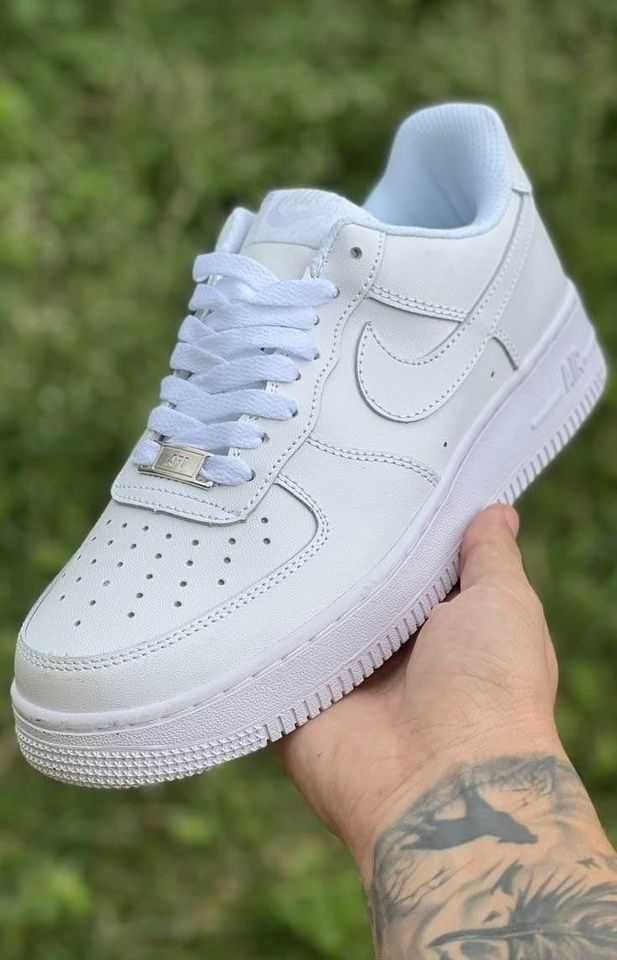 Nike Air Force One full white dama si barbati