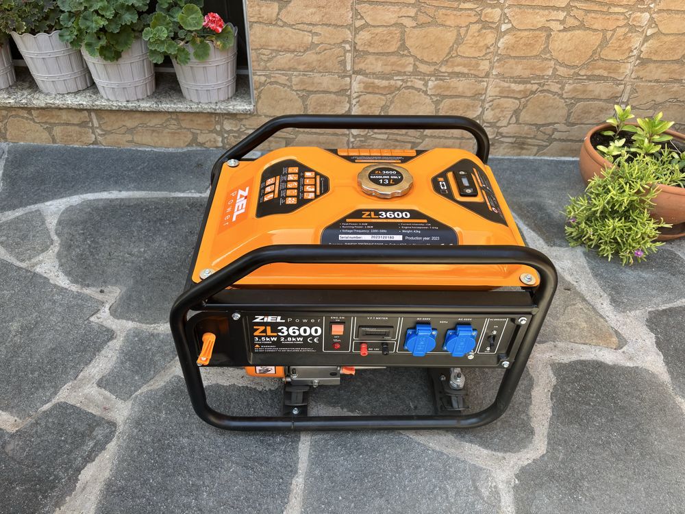 бензинов генератор ZIEL Power ZL3600 – 3.5kW / 2.8kW