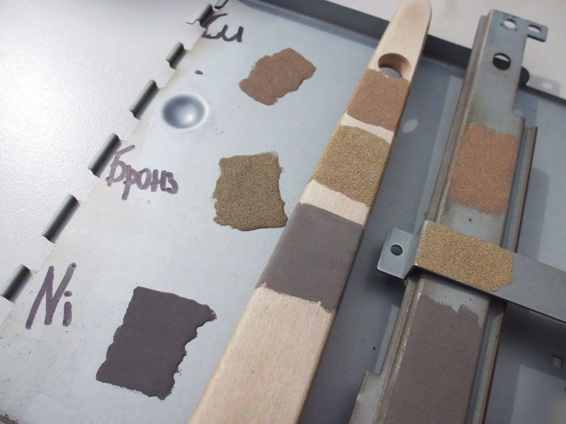 Пълнител за боя - никел, мед, бронз