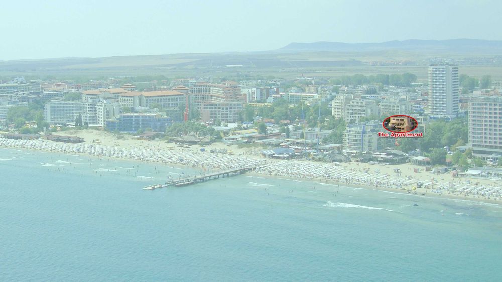 Обзаведен апартамент на 1-ва линия плаж