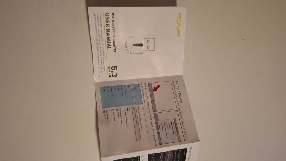 Bluetooth адаптор 5.3  "Essager"