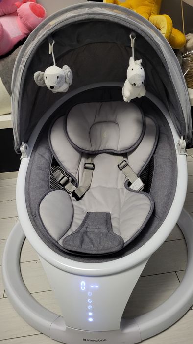 Електрическа люлка KIKKABOO Cuddle Me Light Grey