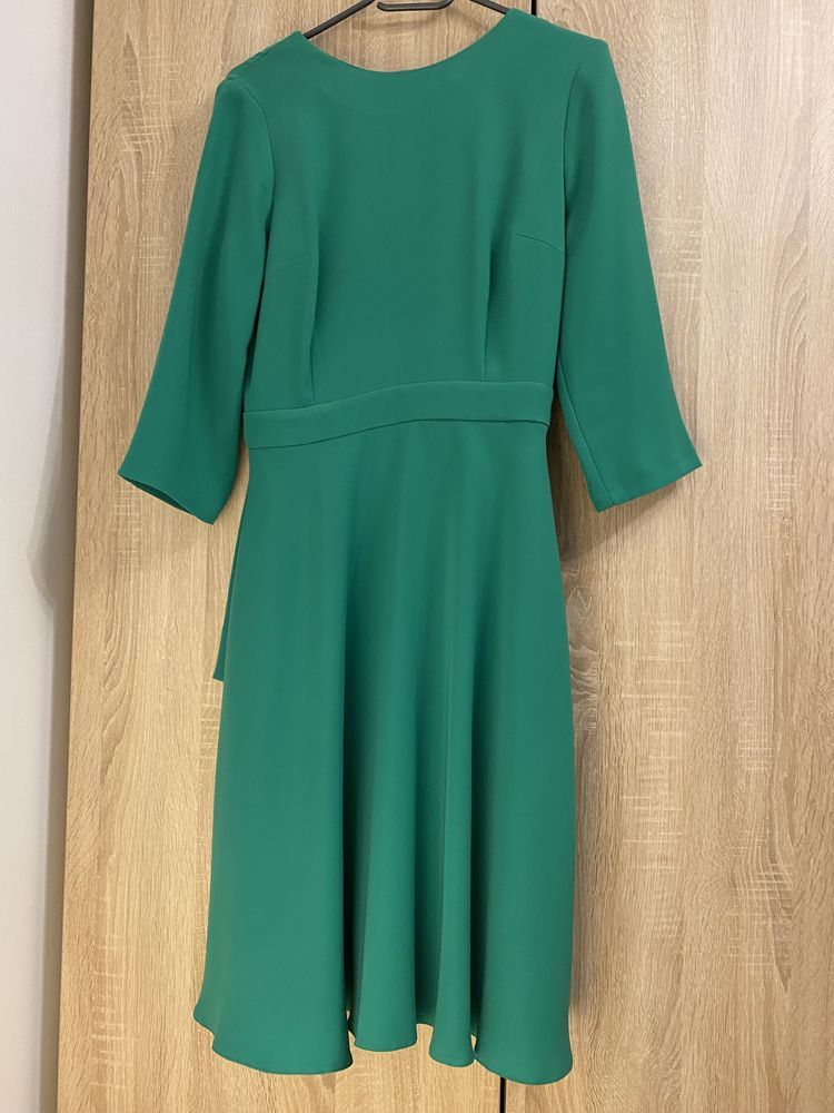 Rochie verde Poema (stil Zara/ H&M)