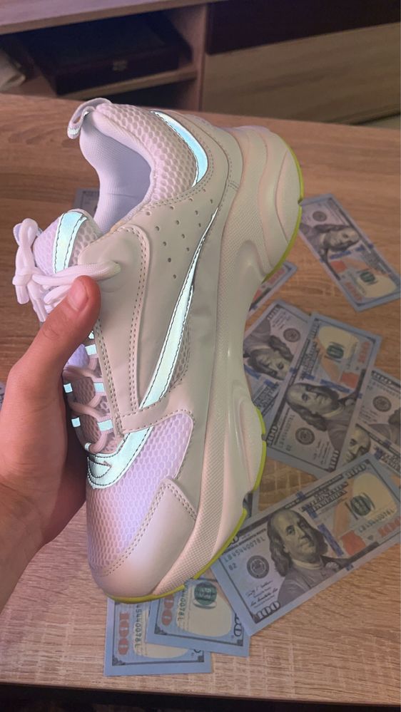 Dior b22 light green Сникърси 43н