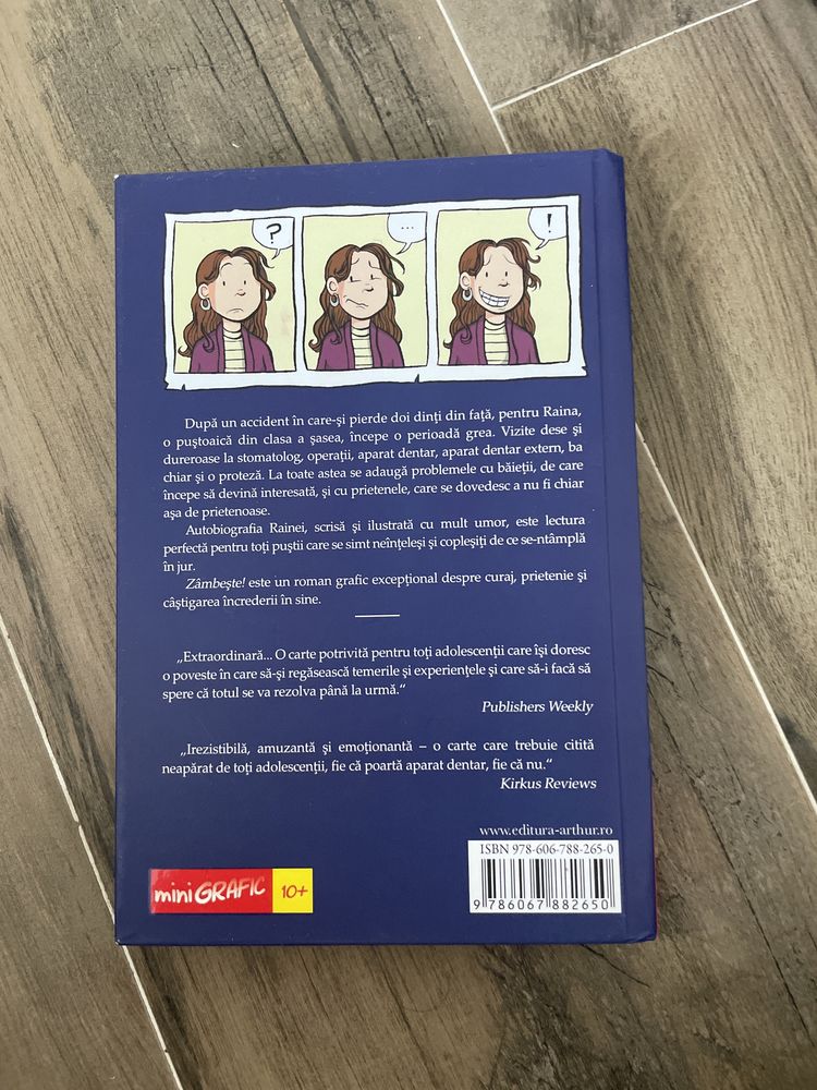 Carte Arthur Zambeste! - Raina Telgemeier