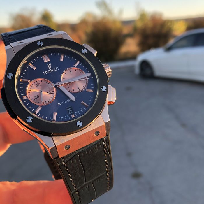 ceas barbat hb classic fusion bezel ceramic 45,mm