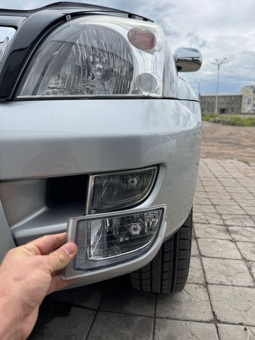 Линзы противотуманки птф в бампер Тойота Ленд Крузер Прадо 150
