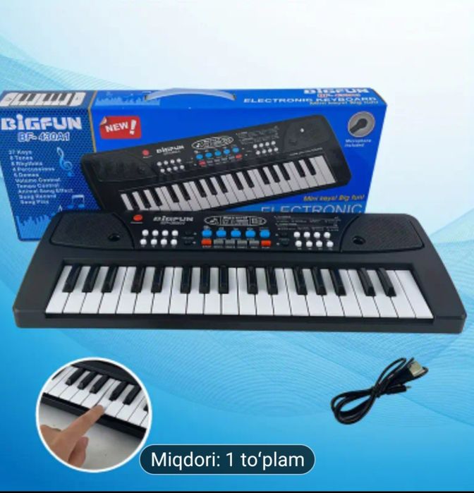 37 tugmachali bolalar pianinosi – musiqaga ilk qadam!


Farzandingi