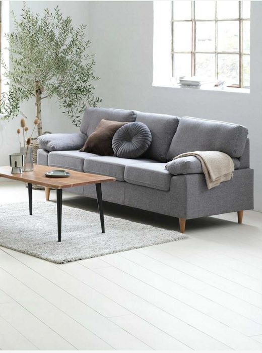 Диван Gedved 3-местен сив