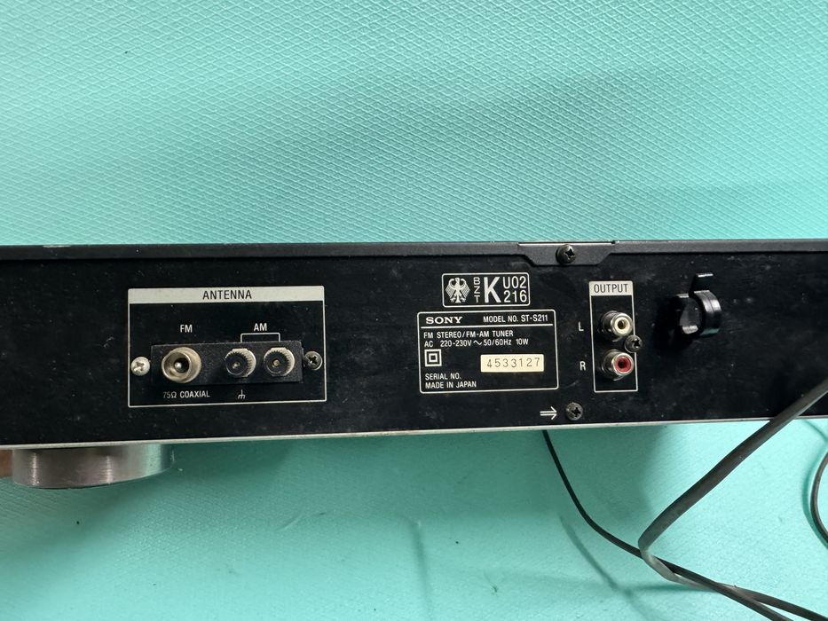 FM/AM тунер Sony ST-S211 – Made in Japan