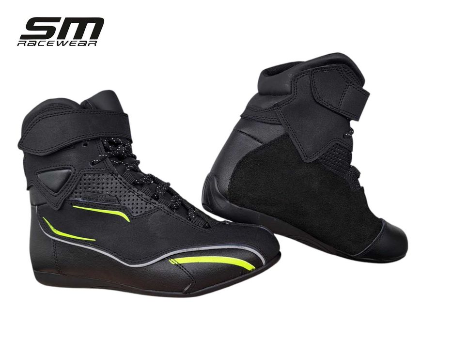Ghete moto SM City Black marimea 40, 41, 42, 43, 44, 45 Produs Nou!!!