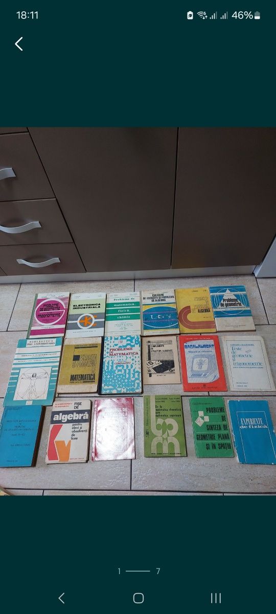 Culegeri matematică, fizică și chimie