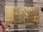 24k 500EUR Декоративна банкнота в дисплей