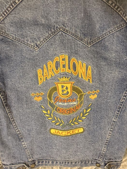 Винтидж дънково яке Барселона