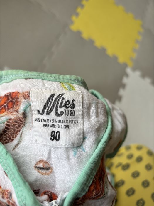 Спален чувал муселин "Морски костенурки" 90 см.