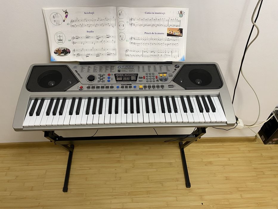 Orga electronica,MQ-001UF cu 61 clape,USB,FM radio