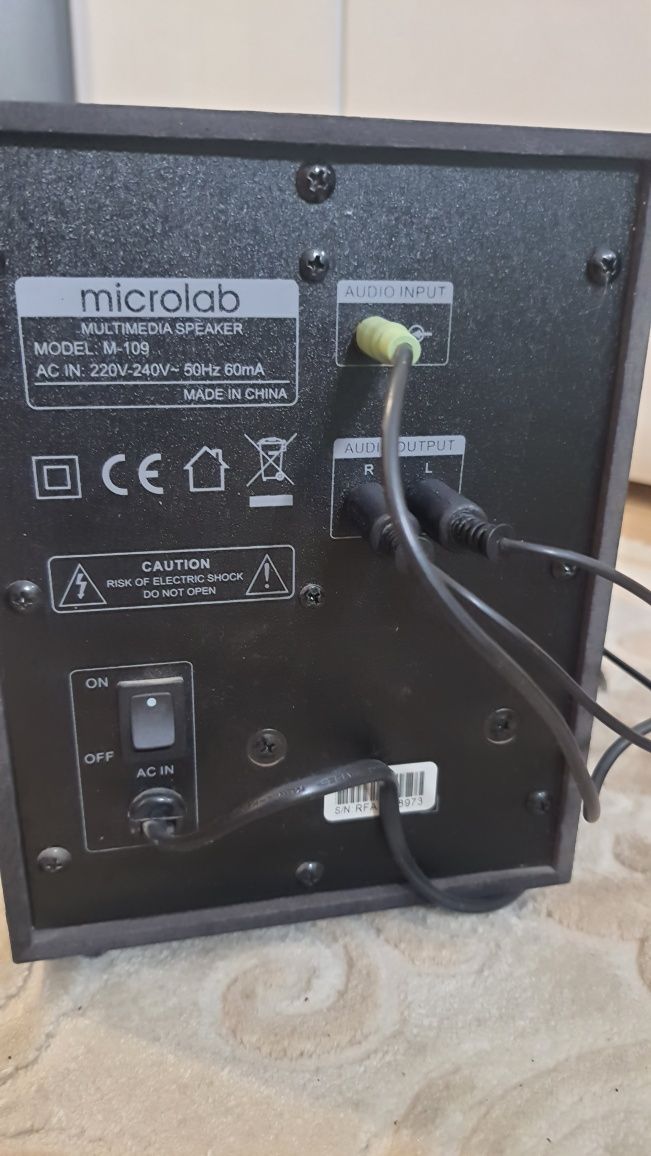 Колонки Microlab,модель m 109