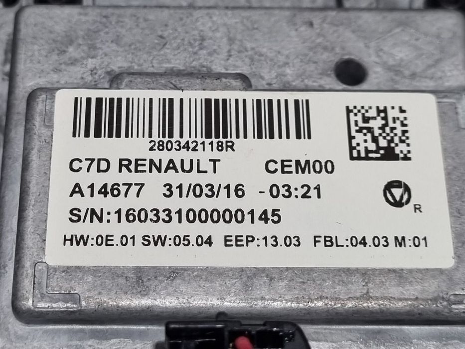 Navigatie Renault Kadjar 2015 - 2018 (1317) 16033100000145