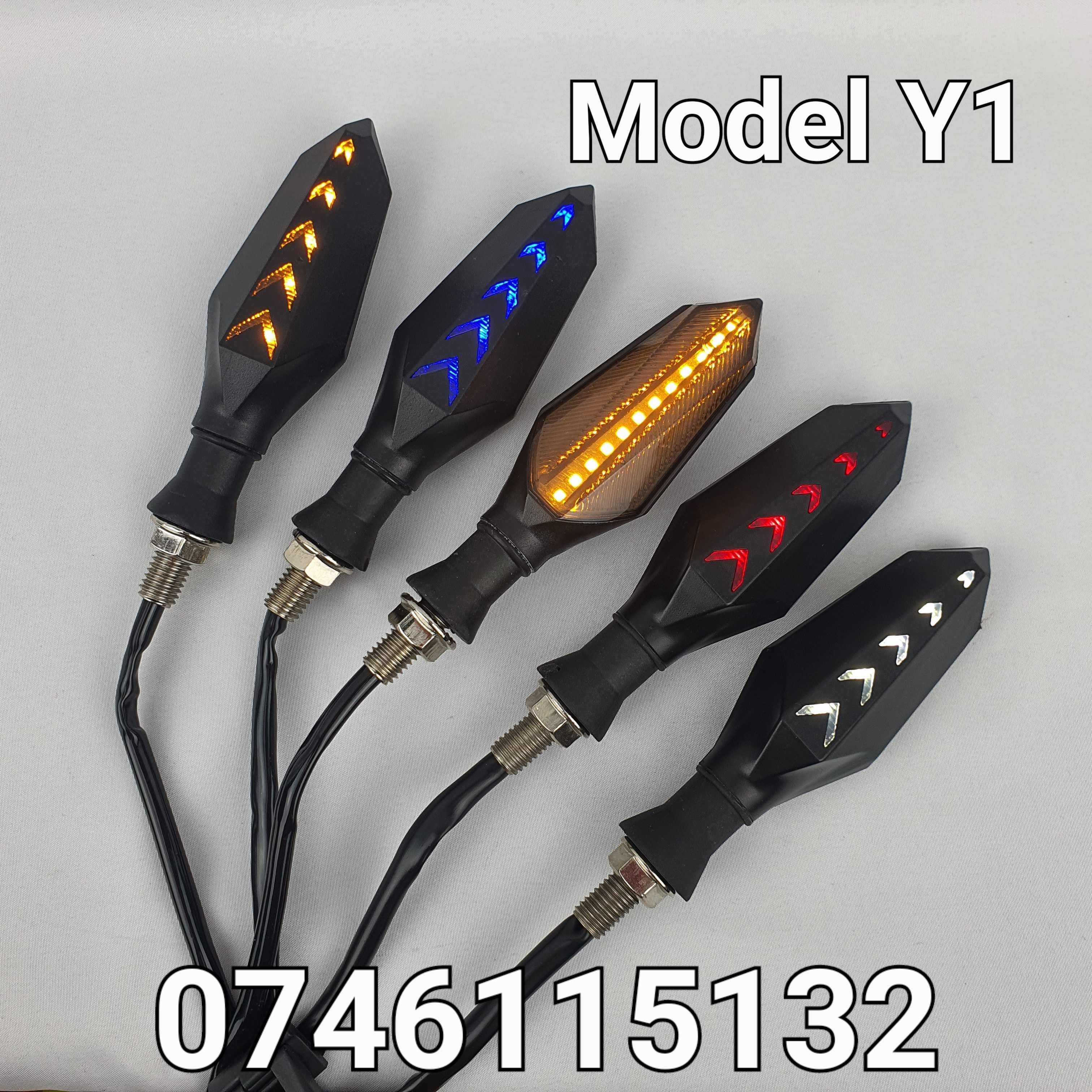 Semnalizare-Semnalizari LED Dinamice-Atv Moto Cross Motocicleta-Y1