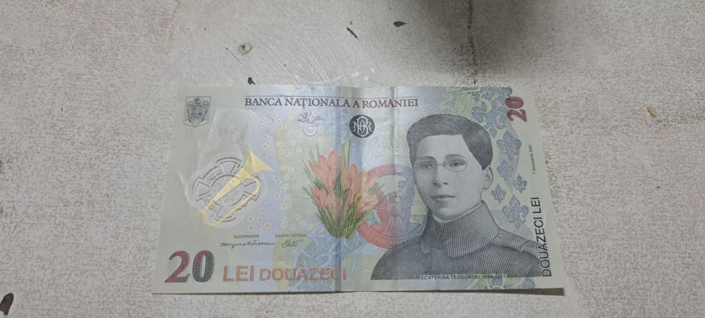 Vand bacnota de 20 de lei