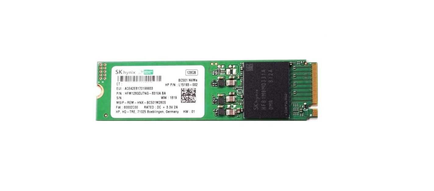 Нов HP Hynix 128GB NVMe 2280 SSD диск за компютър/лаптоп