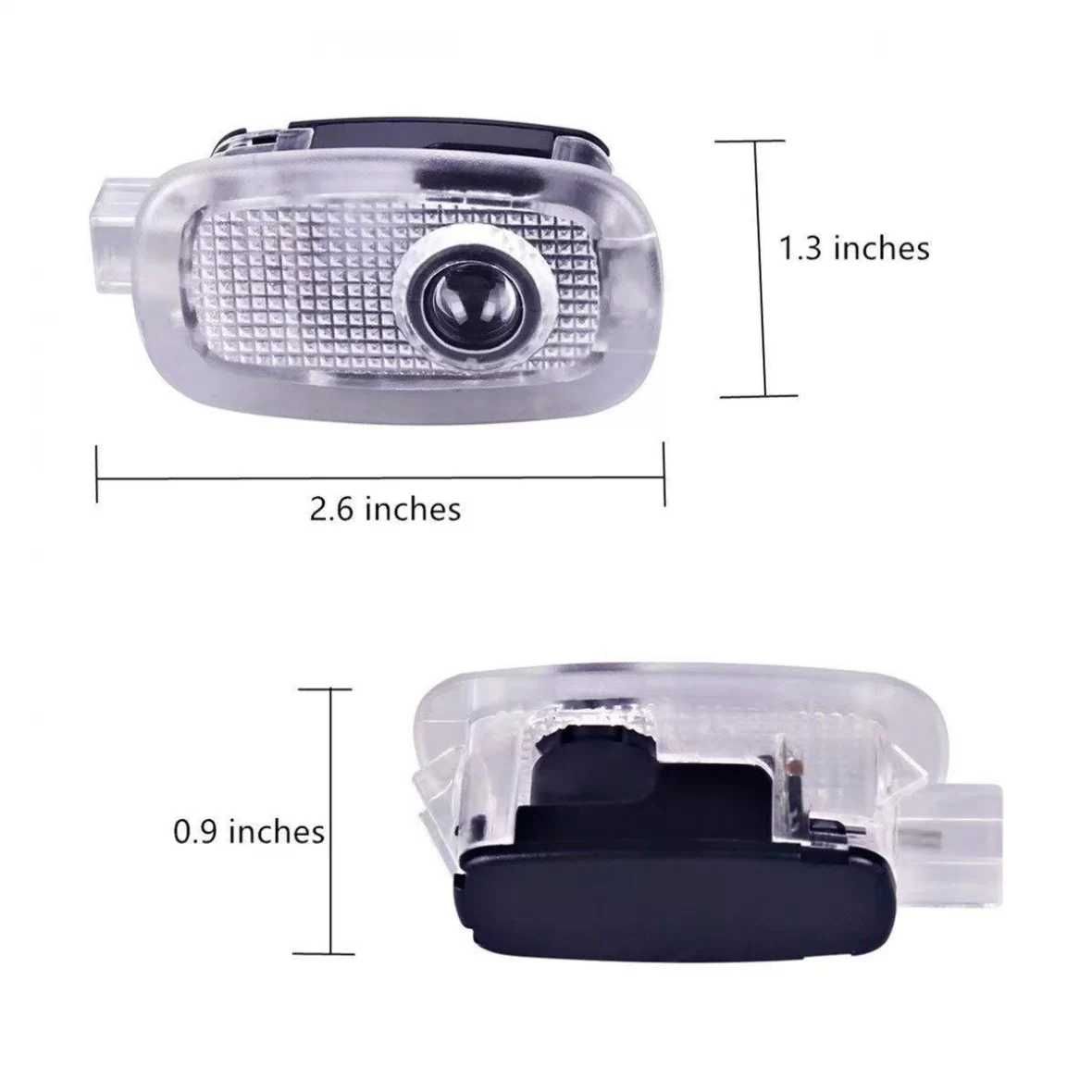 Плафон 2 бр. LED лампа с лого за врати 3126-BZ1 за Mercedes Benz