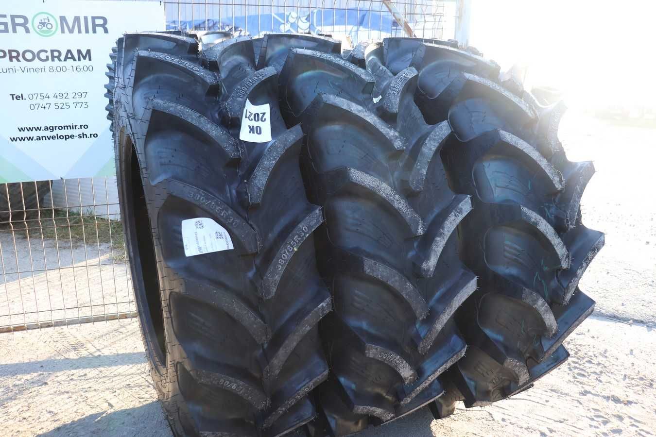 Cauciucuri noi OZKA 380/85R30 anvelope tractor 14.9R30 135A8/132B