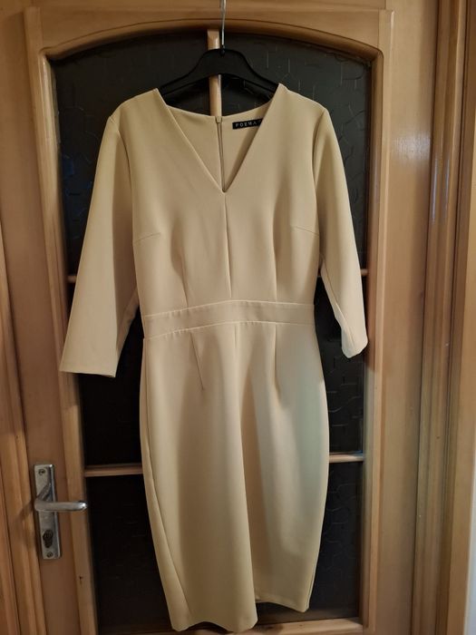 Rochie Poema,mărimea 38,culoare galben.