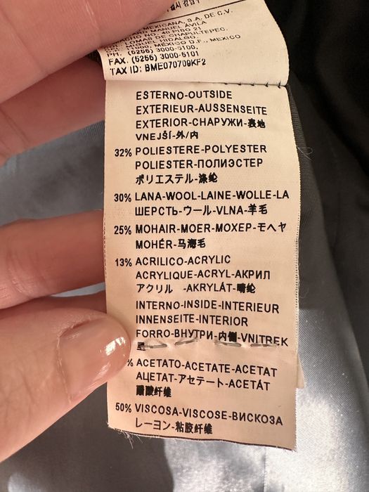 Palton Sisley lana si mohair M/L