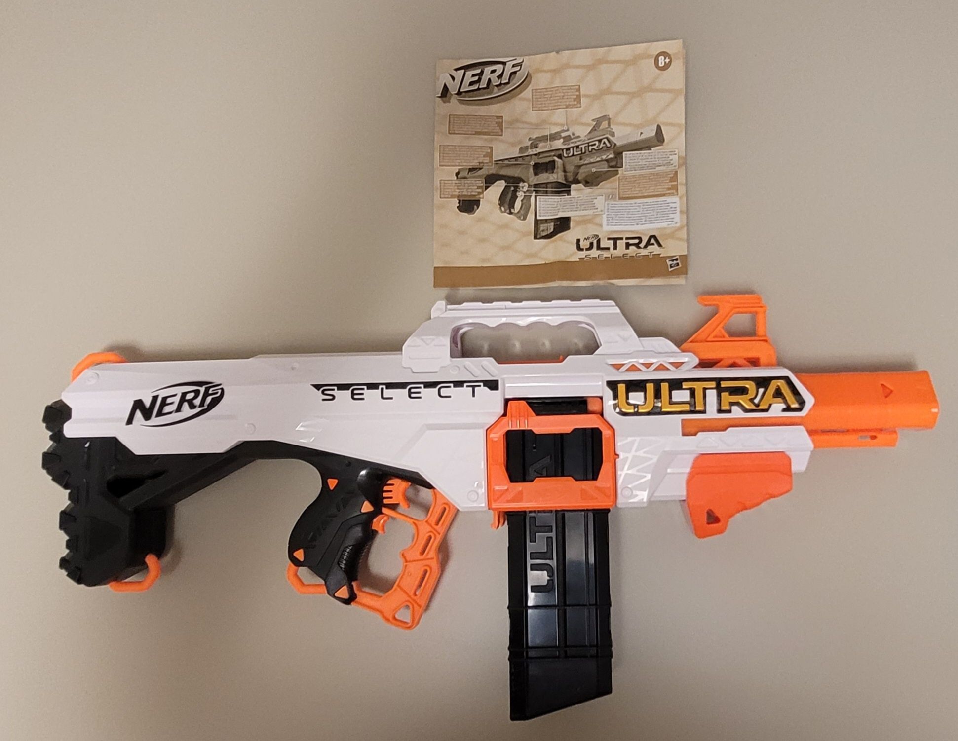Nerf ultra select и цифрова мишена nerf elite