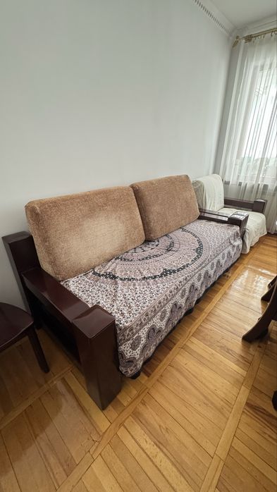 Диван и кресло из дуба