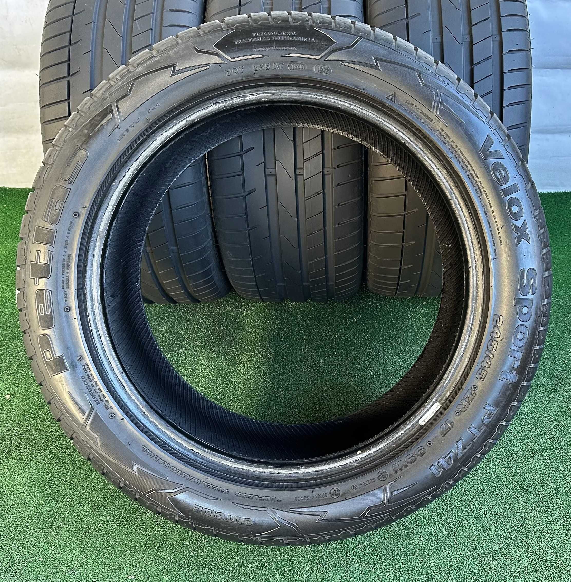 4бр 245/45r17 PETLAS VELOX sport летни