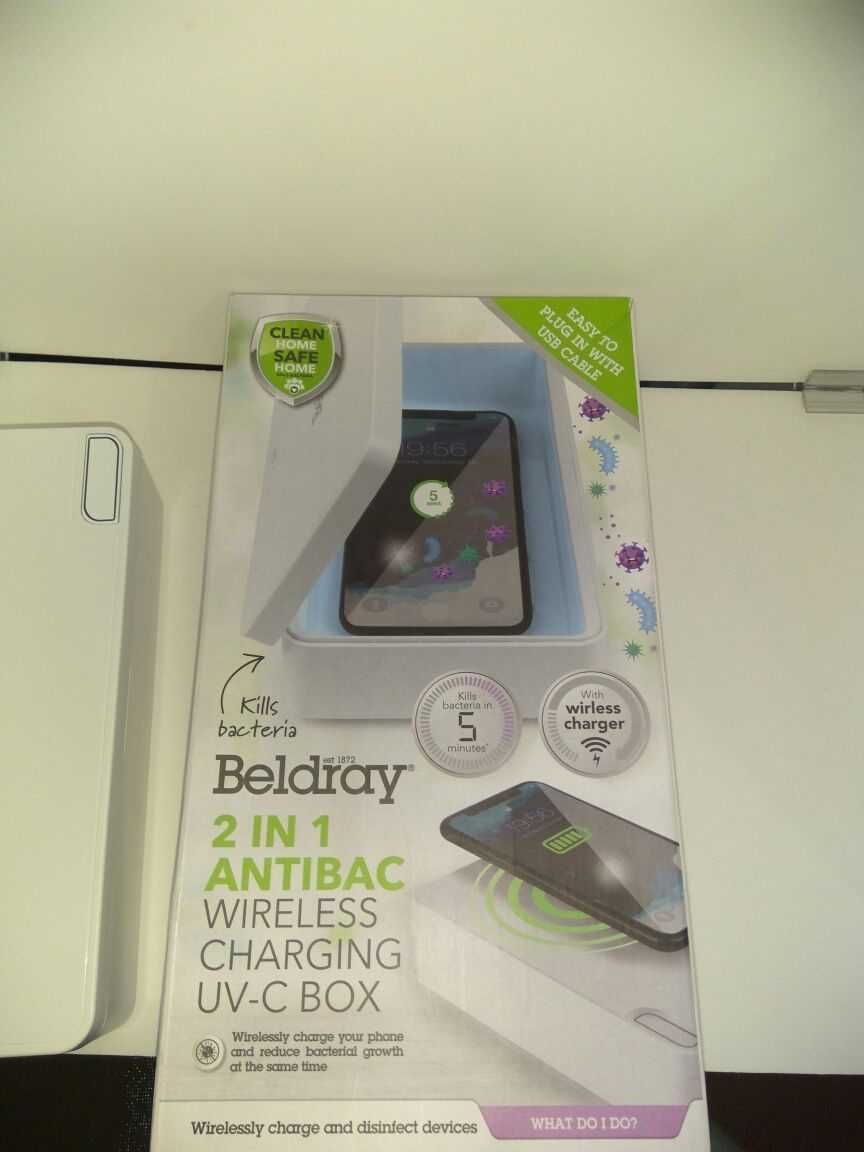 Beldray 2in1 Wireless Charging & Antibac Uv-c Box ee602, от 40 на 30лв