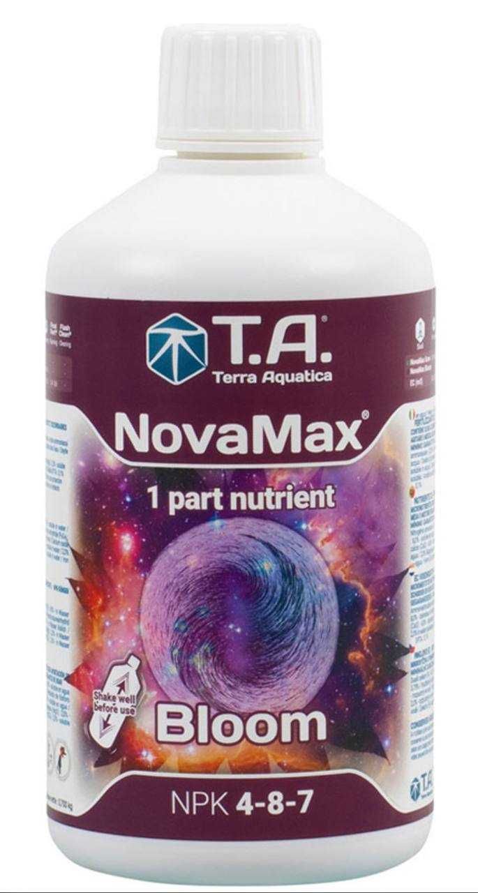 Удобрения NovaMax Grow + NovaMax Bloom + FinalPart+PHPowder GHE 3х0,5л