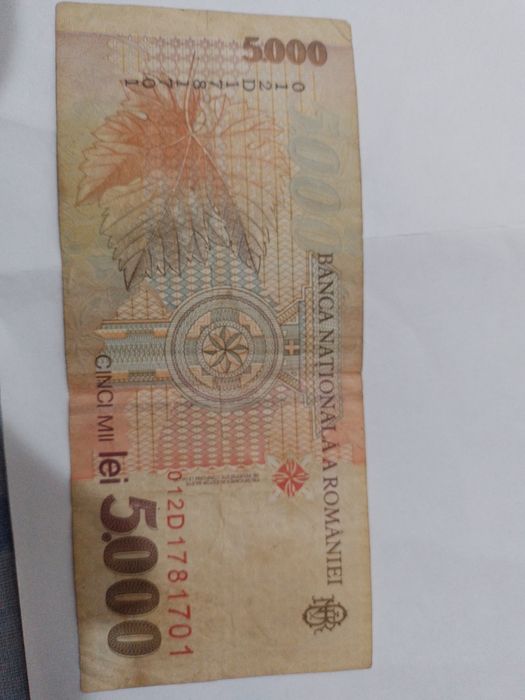 Vand bancnota cu eclipsa solara din 1999
