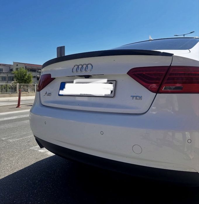 Спойлер лип за багажник - Audi A5 8T8 Sportback (2009–2016), черен
