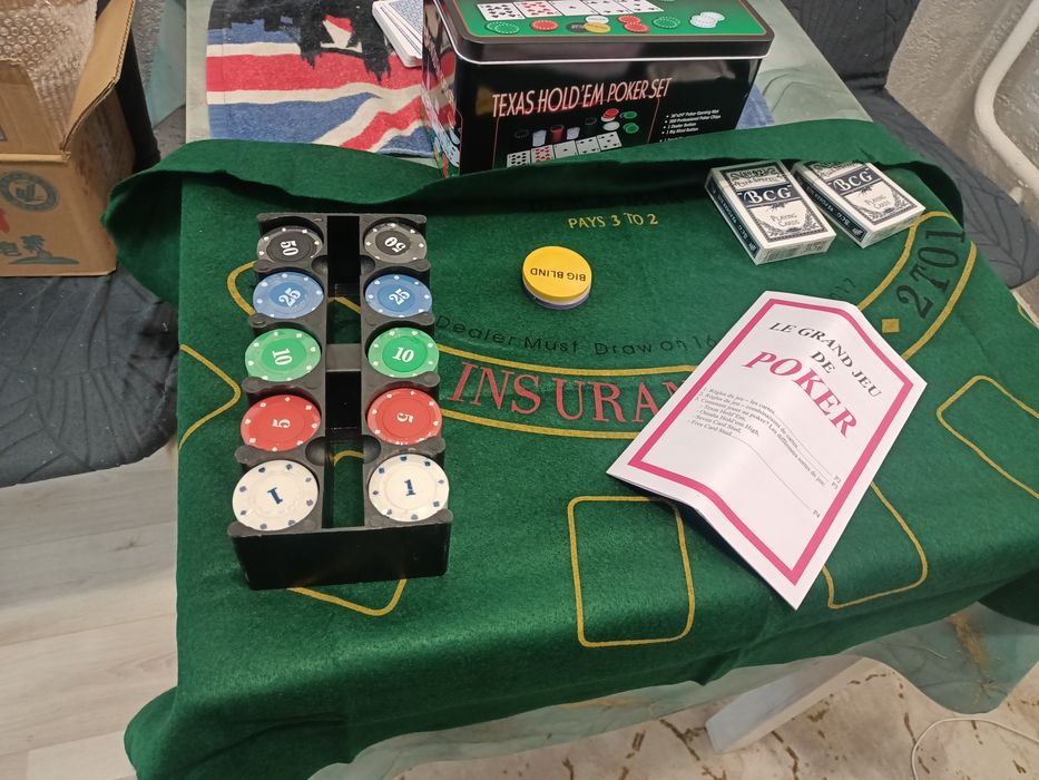 Фабрика покера. Набор для покера, алюминиевый кейс, 200 фишек