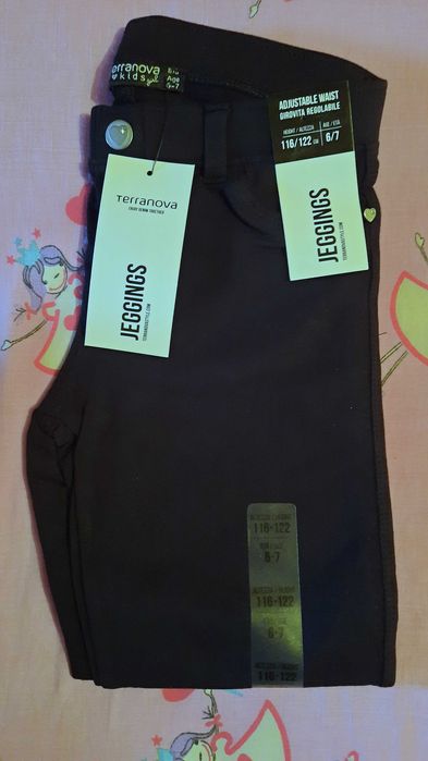 Нов!Джегингс Terranova kids, размер 116/122, черен