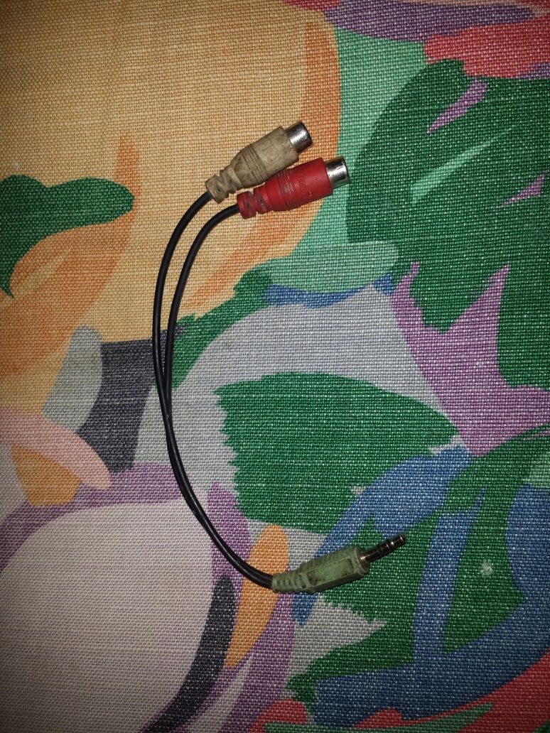 Adaptor audio RCA - jack