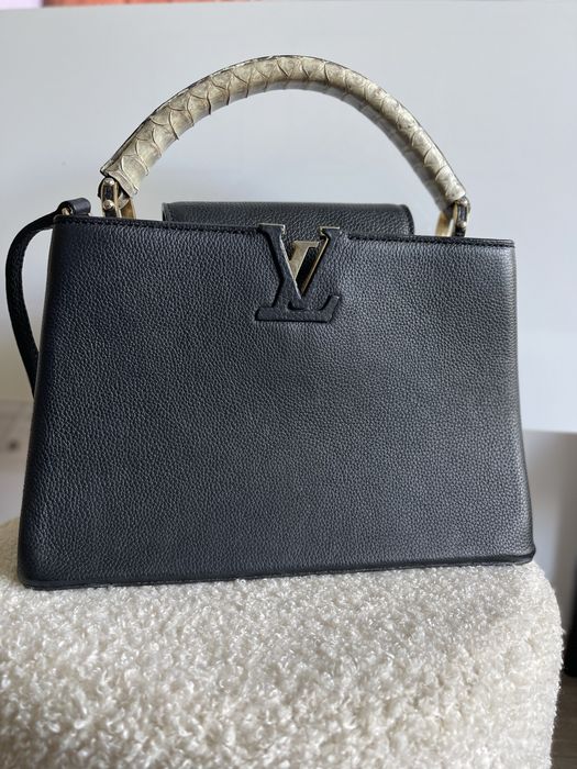 Geanta Louis Vuitton Capucines Mini Piele Naturala