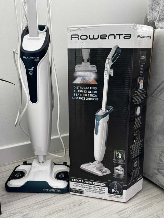 Mop cu abur Rowenta Steam Power RY6597WH – Putere 1200 W, ca nou