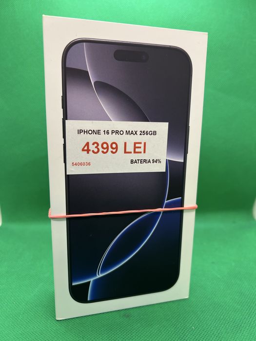 Iphone 16 pro max 256gb•94% baterie • Lazar Amanet Crangasi• 54060