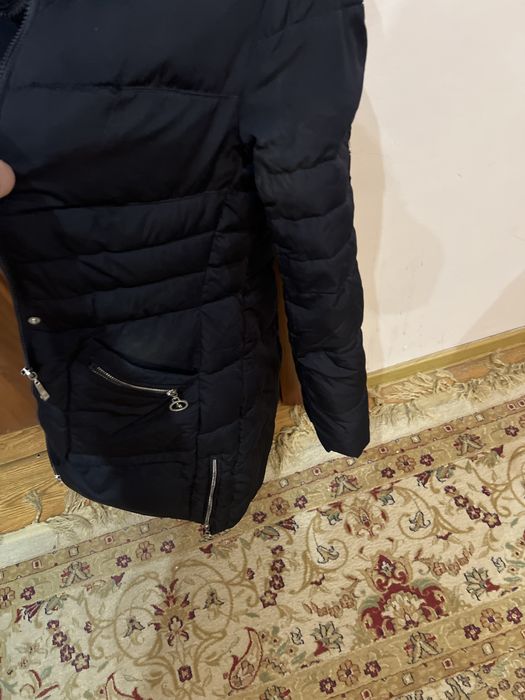 Пуховик полупальто