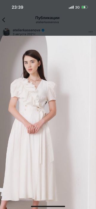 Платье от КЗ дизайнера Atelier Kassenova
