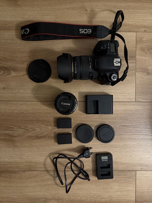 Aparat Foto Canon 760D Obiectiv Canon 50mm f1.4+Sigma 17-50mm f2.8
