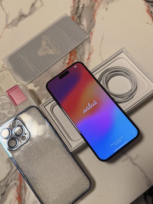 Iphone 15 Pro Max 256GB Blue Titanium Liber de Retea