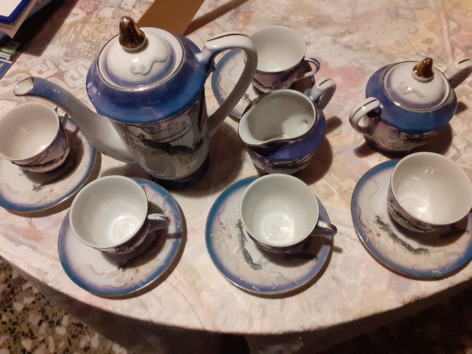 Doua Seturi pretioase   de ceai de ceramica fina japoneza