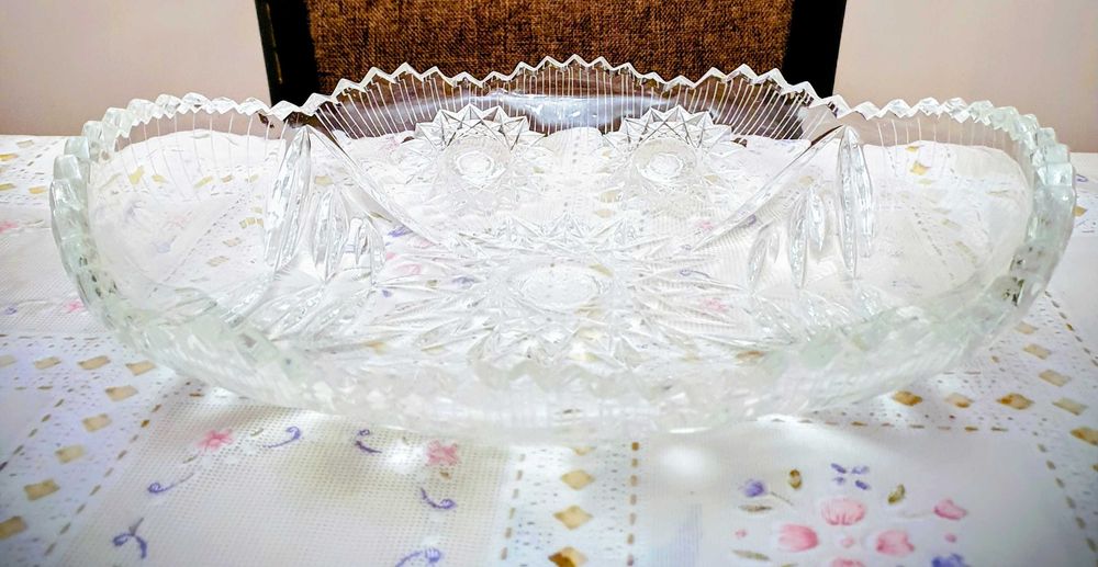 Хрустальные блюда для холодных закусок