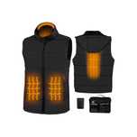 Vesta Incalzita Unisex cu Baterie 10000mAh, Gluga Detasabila, XL